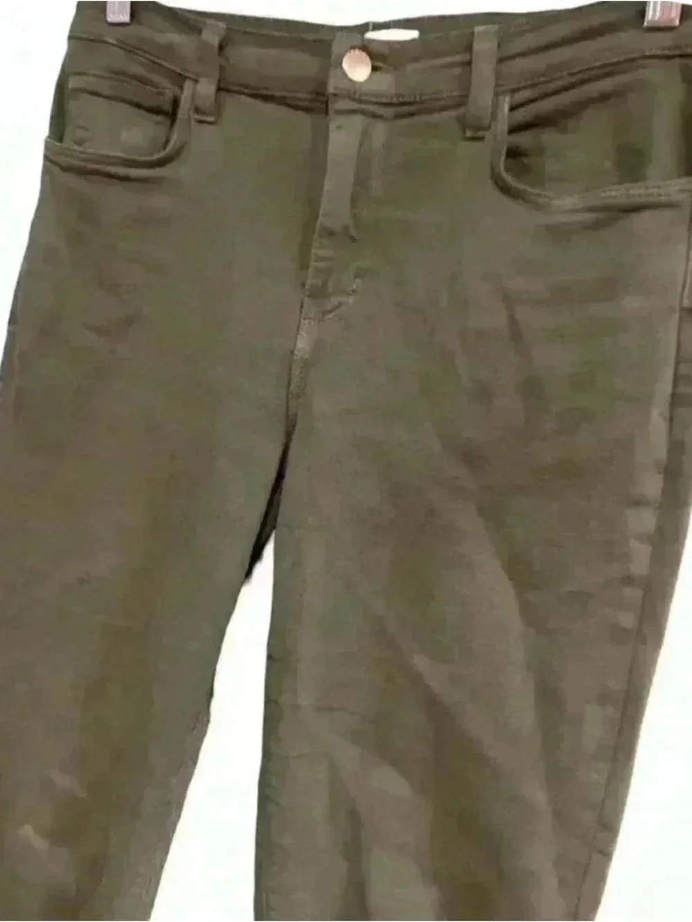 L'AGENCE Sada Ankle Slim Jeans Green - Picture 6 of 9